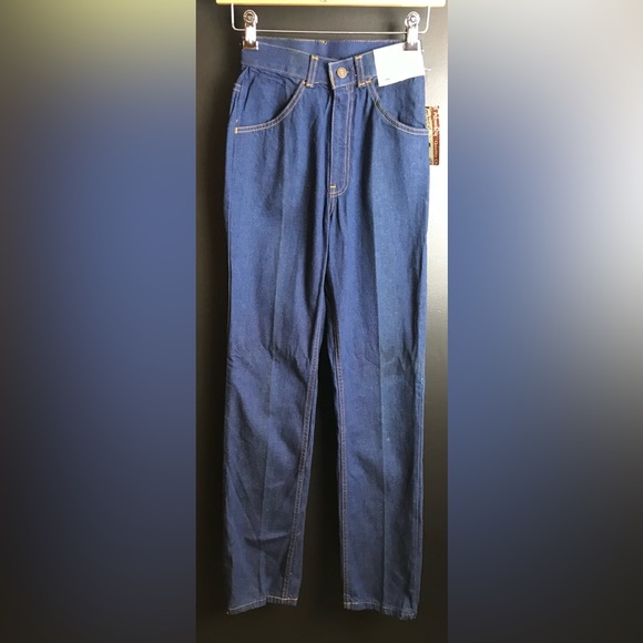 New Vintage LEVI’S PlowBoy Denim Jeans High Rise Waisted Deadstock Junior Mom - Picture 3 of 16